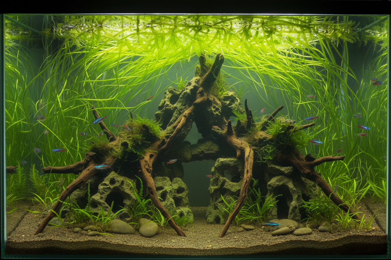 Aquarium qui se trouble : causes et solutions (eau blanche, eau verte)