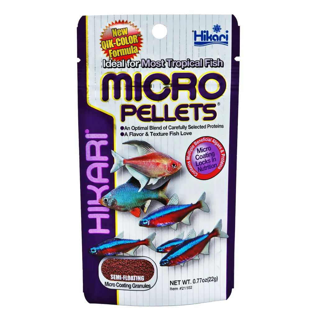 ALIMENTATION POISSON EAU DOUCE - HIKARI MICRO PELLETS 22 GR