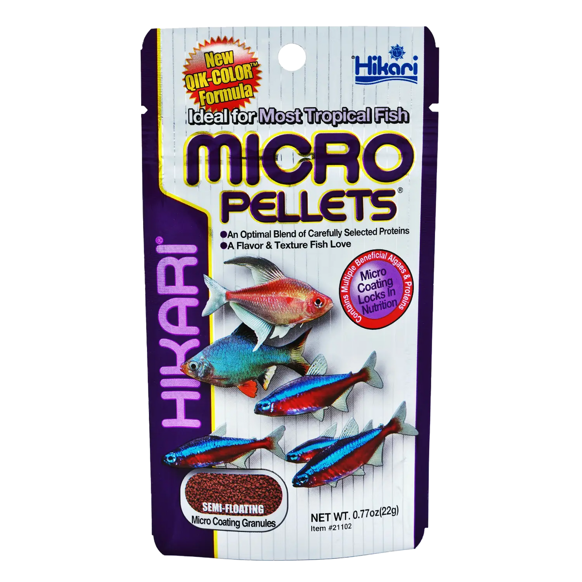 ALIMENTATION POISSON EAU DOUCE - HIKARI MICRO PELLETS 22 GR