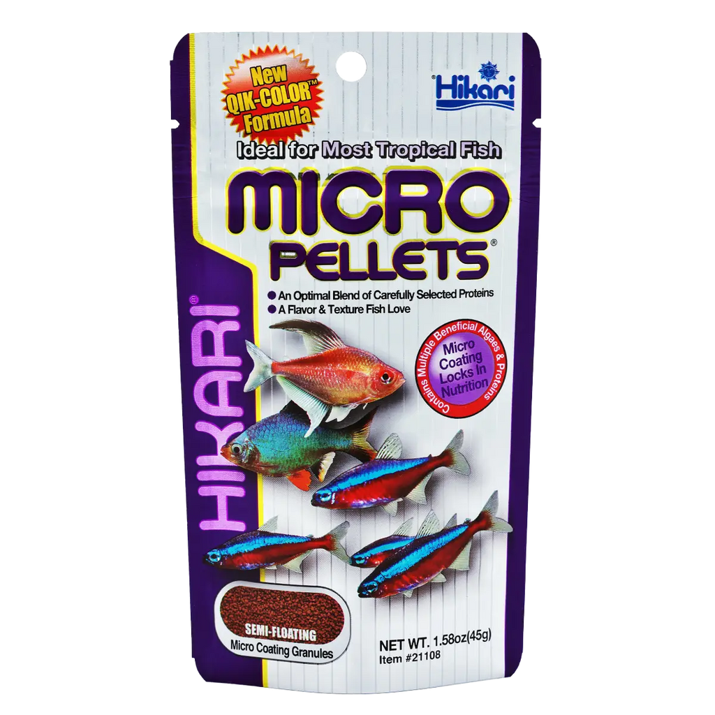 ALIMENTATION POISSON EAU DOUCE - HIKARI MICRO PELLETS 45 GR