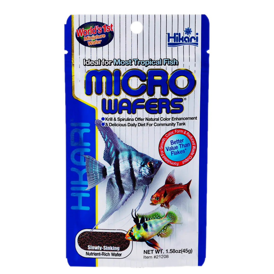 NOURRITURE POISSON EAU DOUCE- HIKARI MICRO WAFER 45G