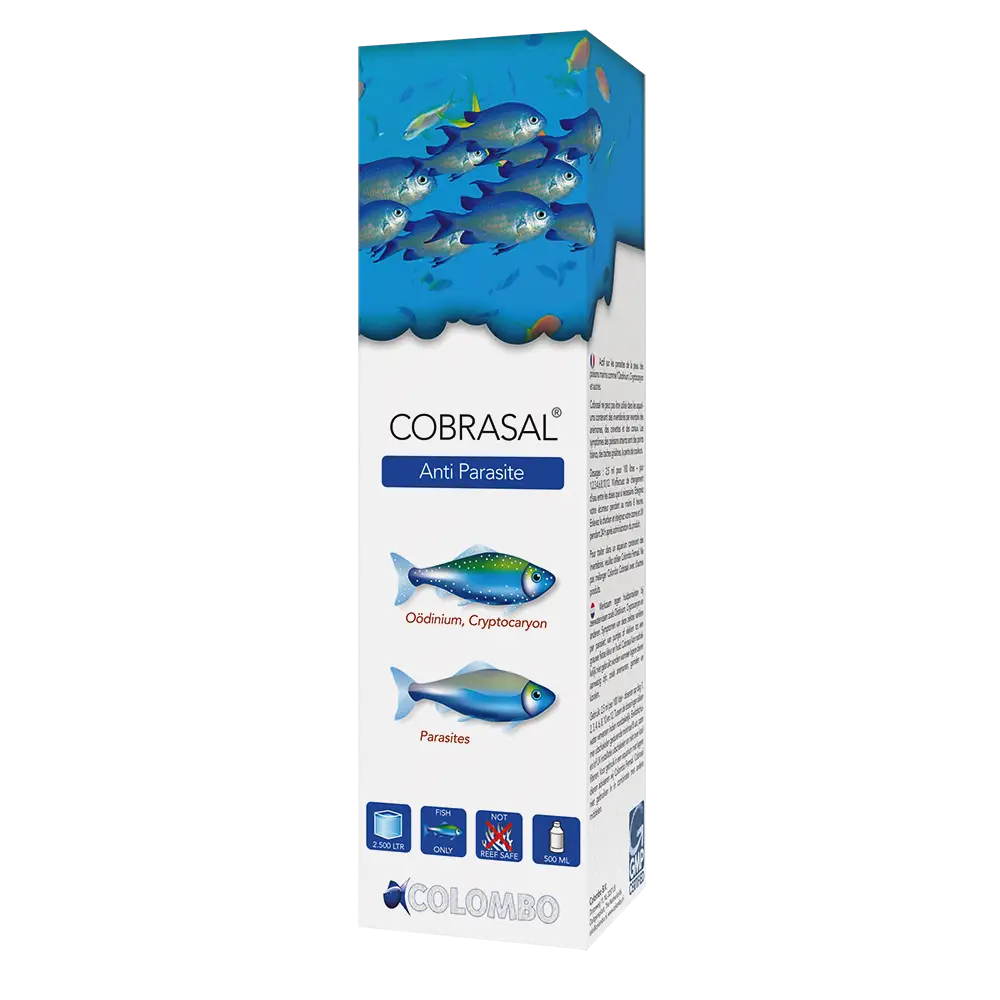 TRAITEMENT POISSON EAU DE MER - COLOMBO MARINE COBRASAL 500 ML 2.500 LITRES