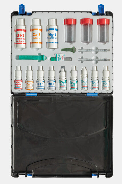 MALLETTE TESTS EAU DE MER - COLOMBO MARINE TEST LAB (KH-CA-MG-NO3-PO4)