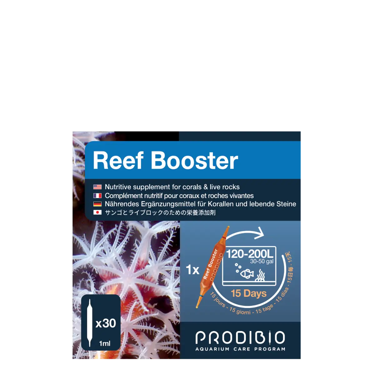 BACTERIE - REEF BOOSTER X30 AMPOULES