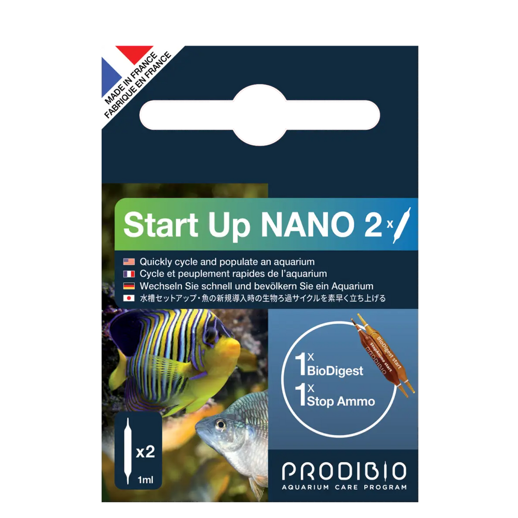 DEMARRAGE AQUARIUM -START UP NANO X2 AMPOULES