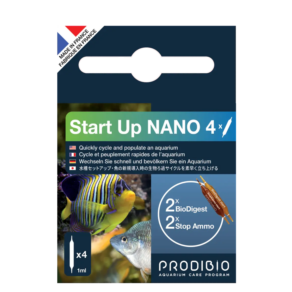 DEMARRAGE AQUARIUM - START UP NANO x4 AMPOULES
