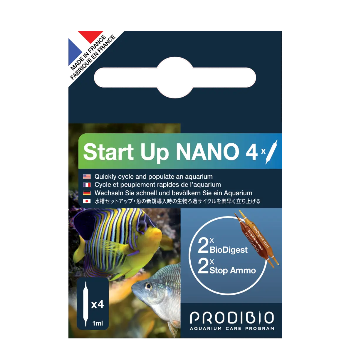 DEMARRAGE AQUARIUM - START UP NANO x4 AMPOULES
