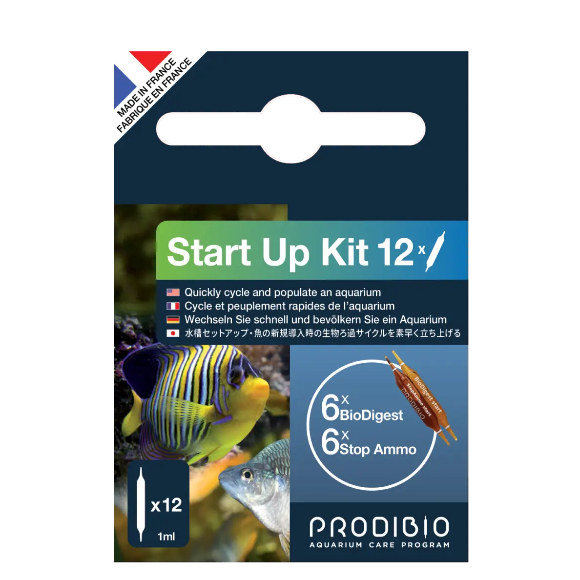 DEMARRAGE AQUARIUM - START UP X12 AMPOULES