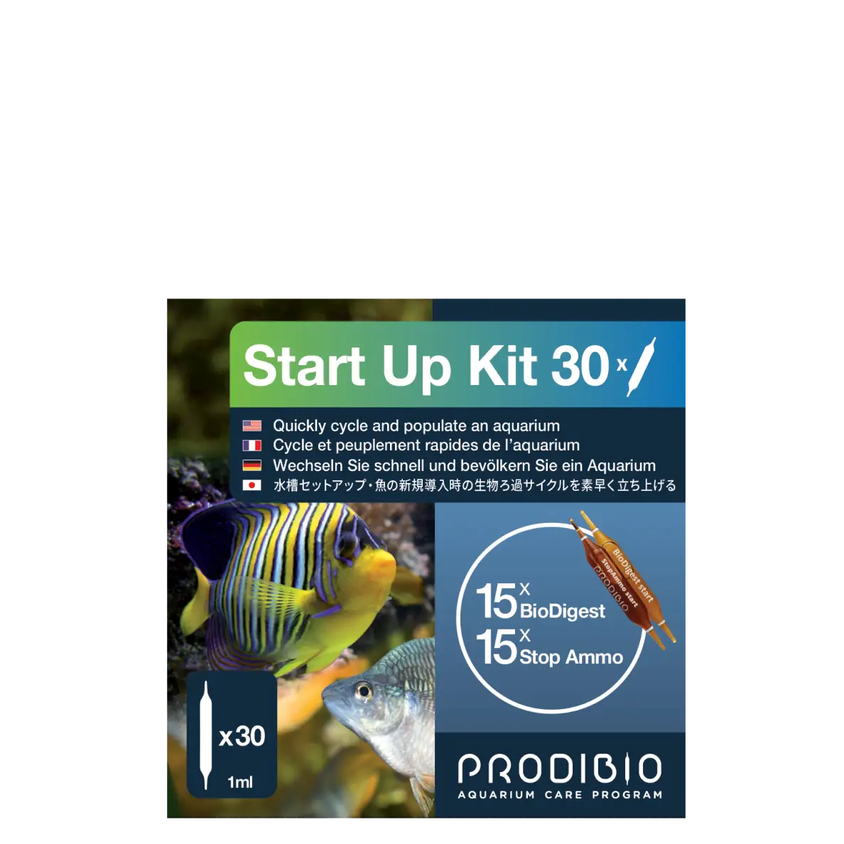 DEMARRAGE AQUARIUM - START UP X30 AMPOULES