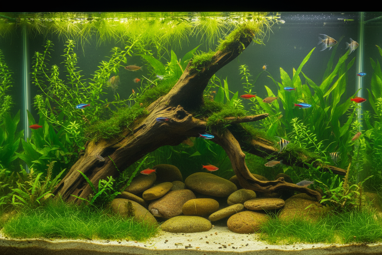 L’aquascaping comme à la maison.